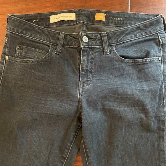 anthropologie Pilcro Jeans Women's Size 30 Straight Leg Dark Wash Inseam 34 - Picture 2 of 5